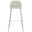 Beliani Set of 4 Bar Chairs MORA Light Green 5