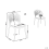 Beliani Set of 4 Garden Chairs OSTIA White 3