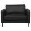 Beliani Armchair SAVALEN Leather Black 4