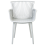 Beliani Set of 4 Garden Chairs PESARO Light Grey 3