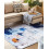 Beliani Rug ADAPAZARI Multicolour 140 x 200 cm 2