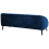 Beliani Sofa 3 Seater ALSVAG Velvet Navy Blue 5