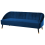 Beliani Sofa 3 Seater ALSVAG Velvet Navy Blue 4