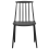 Beliani Set of 2 Dining Chairs VENTNOR Black 2