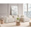 Beliani Corner Sofa DOLVA Corduroy Off-White Left Hand 3