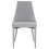 Beliani Set of 2 Dining Chairs CAMINO Fabric Light Grey 4