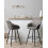 Beliani Set of 2 Bar Chairs DARIEN Grey 4