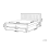 Beliani Bed Pine Wood MAYENNE 140 x 200 cm (EU Double) White 3