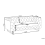 Beliani Sofa 2 Seater VISSLAND Fabric Light Grey 3