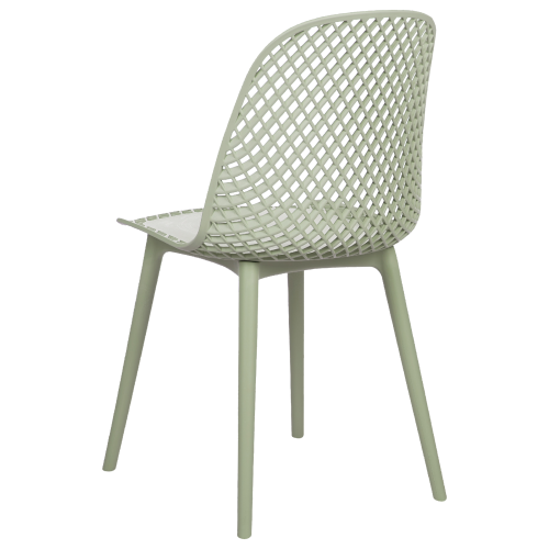 Beliani Set of 4 Dining Chairs EMORY Light Green 1