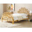 Beliani Bed Rattan FLORENTINE 140 x 200 cm (EU Double) Light Brown 2