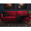 Beliani Sofa Bed 3 Seater SENJA Velvet Dark Red 3