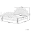 Beliani Bed Rattan FLORENTINE 140 x 200 cm (EU Double) Light Brown 3