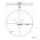 Beliani Wall Clock ZUCHWIL Metal Gold 3