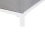 Beliani Ottoman ROVIGO Fabric Light Grey 5