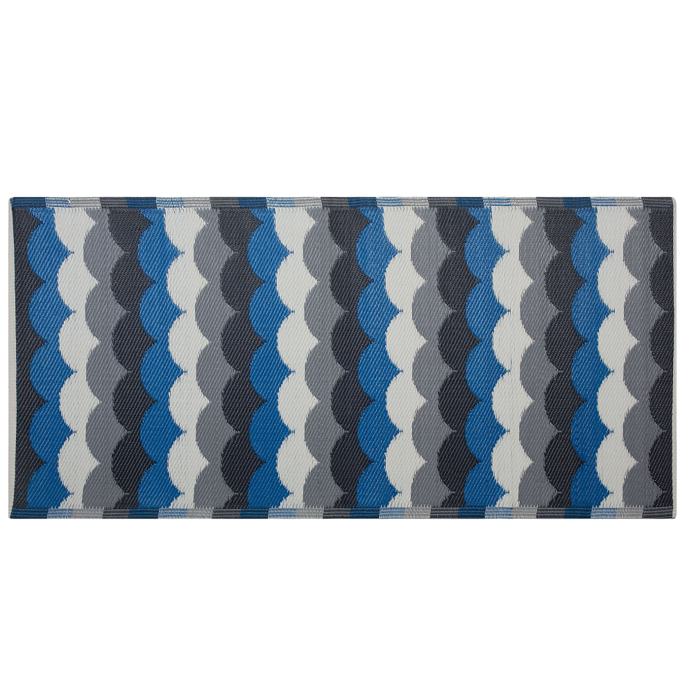 Outdoor Rug BELLARY Blue 90 x 180 cm
