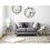 Beliani Sofa 2 Seater GAULA Velvet Grey 4