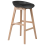 Beliani Set of 2 Bar Chairs MICCO Black 2