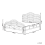 Beliani Bed Rattan DOMEYROT 180 x 200 cm (EU Super King) Light Brown 2