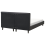 Beliani Bed Fabric FITOU 140 x 200 cm (EU Double) Black 8