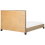 Beliani Bed Rattan SALBRIS 180 x 200 cm (EU Super King) Natural 6