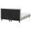Beliani Bed Fabric FITOU 140 x 200 cm (EU Double) Light Grey 6