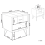 Beliani 1 Drawer Bedside Table BETIN Faux Leather White 3