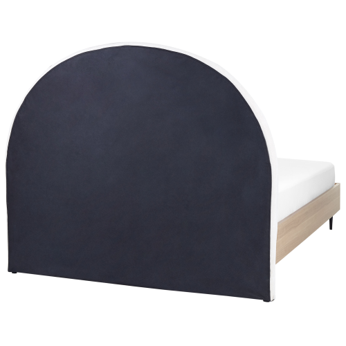 Beliani Bed Fabric MILLAY 140 x 200 cm (EU Double) Off-White 2