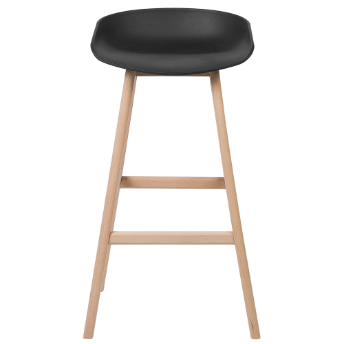 Beliani Set of 2 Bar Chairs MICCO Black 2