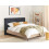 Beliani Bed Fabric IZERNORE 160 x 200 cm (EU King Size) Dark Grey 4