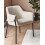 Beliani Armchair ARLA Fabric Light Beige 2