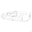 Beliani Sofa 4 Seater TORPO Fabric Light Beige 3