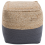 Beliani Pouffe KIRAMA Jute Dark Grey 6