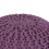 Beliani Pouffe CONRAD Cotton Purple 4