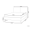 Beliani Bed Fabric IZERNORE 140 x 200 cm (EU Double) Dark Grey 3