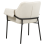 Beliani Armchair ARLA Fabric Light Beige 5