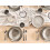 Beliani Set of 16 Dinnerware COSTMARY Stoneware Grey 2