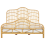 Beliani Bed Rattan DOMEYROT 180 x 200 cm (EU Super King) Light Brown 4