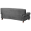 Beliani Sofa 2 Seater EIKE Velvet Grey 5