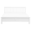 Beliani Bed Pine Wood MAYENNE 160 x 200 cm (EU King Size) White 2