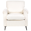 Beliani Armchair VIETAS Fabric White 5