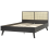 Beliani Bed Rattan MONPAZIER 140 x 200 cm (EU Double) Black 5