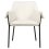 Beliani Armchair ARLA Fabric Light Beige 4
