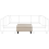 Beliani Ottoman FEVIK Fabric Beige 6