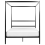 Beliani Four Poster Bed Metal LESTARDS 140 x 200 cm (EU Double) Black 6