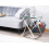 Beliani Side Table BEVERLY Glass Silver 2