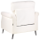 Beliani Armchair VIETAS Fabric White 6