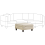 Beliani Ottoman FEVIK Fabric Beige 2