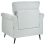 Beliani Armchair VIETAS Fabric Light Grey 6