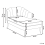 Beliani Right-Hand Chaise Longue ALLIER Velvet Light Grey 4